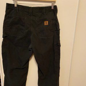 Carhartt Men's Black Utility Work Pants 34 X 30